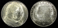 SWEDEN Silver 1932 G 2 Kronor 1 YEAR Death of Gustaf II Adolf GEM BU KM# 805 (8)