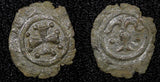 SICILY Italian states Manfred (1258-1266) Billon 1 Denaro Minted in Messina (94)