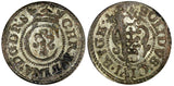 Riga.Livonia Christina of Sweden (1632-1654) Silver 1644 Solidus 0,67g.KM# 21(6)