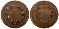 GERMANY 1884 BRONZE MEDAL  WITTENBERG Industrial Exhibition UNC 35.4mm (23 917)