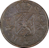 Sweden Adolf Frederick Copper 1759 2 Ore, S.M. Mintage-352,000 KM# 461 (21 344)