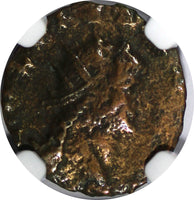 ROMAN.Gallienus AD 253-268  BI Double-Denarius / Abundantia NGC (125)