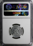 Germany, Weimar Republic Aluminum 1922 D 50 Pfennig NGC MS63 KM# 27 (080)