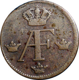 SWEDEN COPPER Adolf Frederick 1768 1 ORE S.M. Low Mintage:317,000 KM# 460 SCARCE