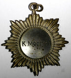 SHOOTING BADGE AWARDS ND Silvered Bronze "K.MOOR 51" (14 049)