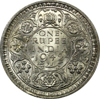 India-British George VI Silver 1942 (B) Rupee Bombay Mint Luster KM# 557 .1 (2)