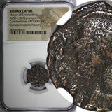 Roman Constantinian AD 330-340 AE3/4 NUMMUS NGC / Constantinopolis/Victory (26)