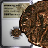 EASTERN ROMAN EMPIRE Valens AD 364-378 AE3 Nummus /Rev.Christian Chi-Rho NGC (6)