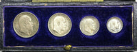 GREAT BRITAIN Edward VII Silver 1903 Maundy Set (4 Coins) Unc Original Box (47)