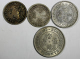 Hong Kong Silver Copper LOT OF 10 COINS 1902-1972 (18 417)