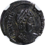 Roman HELENA AD 324-328/30 AE4 BI Nummus NGC MS /GODDESS PAX (188)