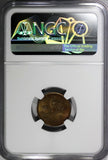 Finland Copper 1928 5 Penniä NGC MS63 RB TOP  GRADED KM# 22 (029)