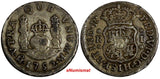 MEXICO Fernando VI Silver 1752 MO M 1 Real Mexico Mint VF KM#76.1 (13 209)