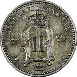 SWEDEN Oscar II Silver 1894 EB 10 Öre aUNC Condition KM# 755 (10 523)