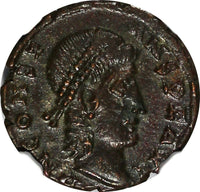 Roman Empire Constans 337-350 A.D. AE Nummus / VOT / X / NGC AU (070)