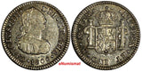 Mexico Charles IV Silver 1800 MO-FM 1/2 Real XF Cond. KEY SCARCE DATE KM# 72 (5)