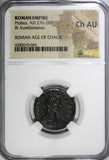 ROMAN EMPIRE,Probus,AD 276-282 BI Aurellanianus / PIAETAS  NGC Ch AU (043)