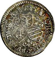 Austria Ferdinand II Silver 1625 3 Kreuzer ch.VF KM# 498