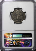 Germany LÜBECK Silver 1730 JJJ Ducat NGC XF45 TOP GRADED BY NGC  KM-PnA20 (074)