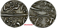 India-Princely States BARODA Silver AH1233 (1818) 1/2 Rupee 5,70g.C# 26 (17 724)