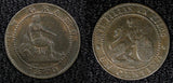 Spain Provisional Government Copper 1870 OM 1 Centimo KM# 660 (22 479)