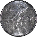 Italy Stainless Steel 1980 50 Lire 24.8 mm KM# 95.1 (21 623)