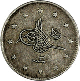 Turkey Mehmed V Silver AH1327//3 (1911) 2 Kurush Toning KM# 749 (18 273)