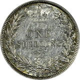 Great Britain Victoria (1837-1901) Silver 1885 1 Shilling 'Young Head' KM# 734.4