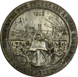 Germany Nurnberg Silvered Bronze 1926 Medal Prinze Rupprecht von Bayern 40mm (0)