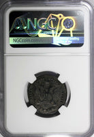 Russia Catherine II Silver 1784 SPB 20 Kopeks NGC VF Details Toned C# 63c (013)
