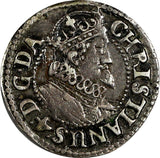 Denmark Christian IV Silver 1629 6 Skilling Dansk SCARCE KM# 110 (20 039)