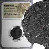 ROMAN.Gallienus AD 253-268  BI Double-Denarius / Rev. Antelope  NGC (028)