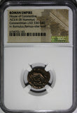 ROMAN Constantinian Dynasty AE3/4 Nummus AD 330-340 / She-Wolf &Twins NGC (143)