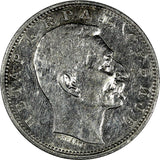 Serbia  Peter I (1903-1918) Silver 1912 1 Dinar Mint Luster KM# 25.1 (19 622)
