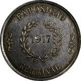 PORTUGAL SILVER PROOF MEDAL 1917  AGRICULTURAL COVILHA.30mm (18 803)