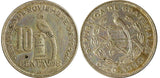 GUATEMALA Silver 1936 10 Centavos British Mint BETTER DATE KM# 239.2 (23 221)