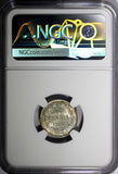 Finland Nicholas II Silver 1917 S 50 Penniä Civil War Issue NGC MS64 KM# 20 (03)