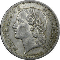 France Aluminium 1947 5 Francs 31mm KM# 888b.1 RANDOM PICK (1 Coin)  ( 22 171)