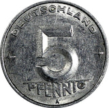 Germany - Democratic Republic (DDR) 1952 A 5 Pfennig KM# 6 (19 858)