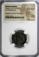 ROMAN EMPIRE,Probus,AD 276-282 BI Aurellanianus /Sol standing NGC Ch AU (042)