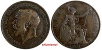 Great Britain George V 1918 H 1 Penny Ralph Heaton & Sons, Birmingham KM# 810(4)