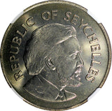 Seychelles 1976 10 Rupees Declaration of Independence NGC MS66 GEM BU KM# 28 (2)