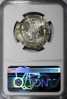 ENGLAND,Charles I (1641-43) Silver 1 Shilling Tower NGC XF Details S-2799 (054)