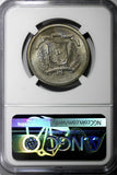 Dominican Republic Copper-Nickel 1978 1/2 Peso NGC MS65 Mintage-296,000 KM#52(2)