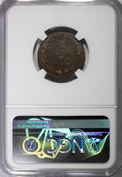 Mexico-Revolutionary OAXACA 1915 5 Centavos 8th Bust NGC AU58 BN KM# 721 (015)