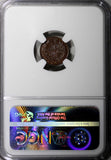 Italy Vittorio Emanuele III Bronze 1903 R 1 Centesimo NGC MS64 BN KM# 35 (033)