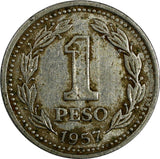 Argentina 1957 1 Peso 1st Year for Type KM# 57 (17 971) N/R