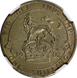 Great Britain Edward VII Silver Matte Proof 1902 1 Shilling NGC PF62 MATTE KM800