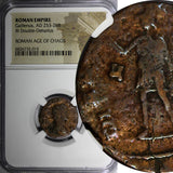 ROMAN.Gallienus AD 253-268  BI Double-Denarius / MARS NGC (15)