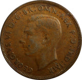 AUSTRALIA  George VI Bronze 1943 1 PENNY  KM#36 (6592)